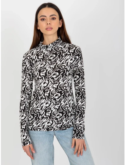 Dámska blúzka LK BZ 509197 1.51P biela a čierna - FPrice