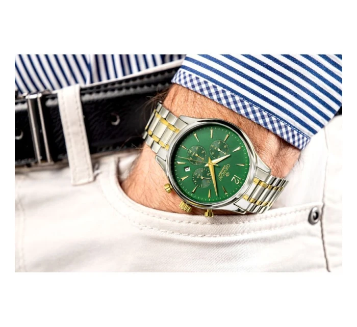 Pánské hodinky Chronograph Sapphire Green model 21807569 - Giewont Pánské hodinky Chronograph Sapphire Green model 21807569 - Giewont