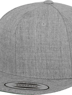Flexfit 6089M 6-panelová snapbacková čiapka 55.6089, melírovaná sivá