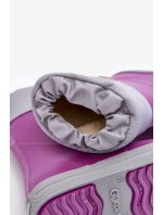 Dziecięce Kalosze Z Ocieplaczem Snow Wave Gokids 981 Fioletowe Dziecięce Kalosze Z Ocieplaczem Snow Wave Gokids 981 Fioletowe