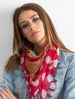 Dámský šátek AT CH ENEC model 14830156 červený - FPrice