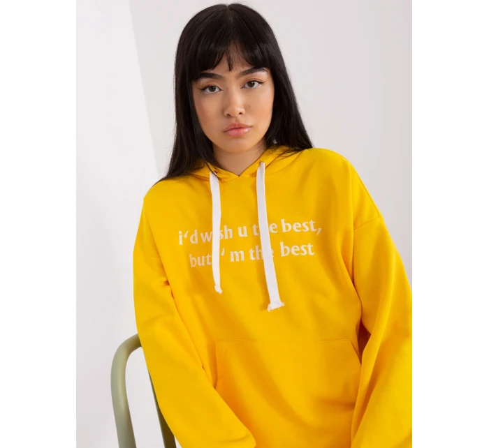 Bluza EM BL HS 21 model 18741202 ciemny żółty - FPrice Bluza EM BL HS 21 model 18741202 ciemny żółty - FPrice