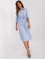 Dámske šaty LK SK 509342-1.51P Svetlo modrá - Lakerta