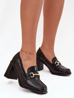 Topánky na polpäte model 217846 Step in style