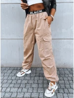 dámské padákové kalhoty béžové Dstreet model 21971062 - FashionStreet