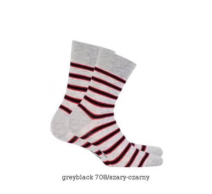 Pánske ponožky Wola Perfect Man vzorované W 94N03 Casual