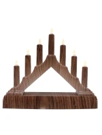 ADVENT CHURCH 15.5x3.2x13.5CM 7 LED napájaných batériami detské