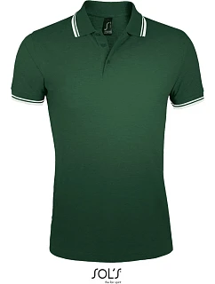 SOL'S Pasadena Men Pánské piqué polo model 22521849 forest green/white