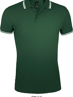 SOL'S Pasadena Men Pánské piqué polo model 22521849 forest green/white