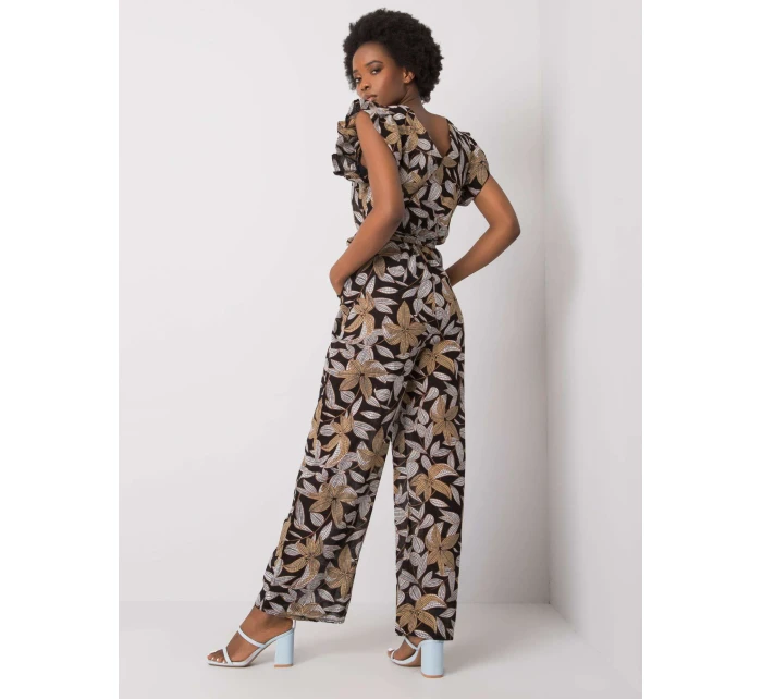 Kombinéza DHJ KO 13568.13P čierna a béžová