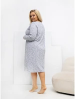 DU KN nočná košeľa FP 602.15 sivá