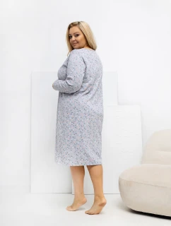 DU KN nočná košeľa FP 602.15 sivá