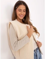 Kamizelka IT KZ model 21488820 ecru - FPrice Kamizelka IT KZ model 21488820 ecru - FPrice
