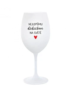 NAJLEPŠEJ DEDIČKE NA SVETE - pohár na biele víno 350 ml