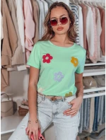 Dámské květinové tričko mint Dstreet model 21984267 - FashionStreet Dámské květinové tričko mint Dstreet model 21984267 - FashionStreet
