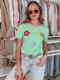 Dámske kvetinové tričko DAISYLA mint FashionStreet RY2743