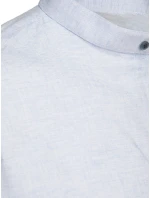 Pánská košile se stojáčkem modrá model 21989397 - Dstreet Pánská košile se stojáčkem modrá model 21989397 - Dstreet