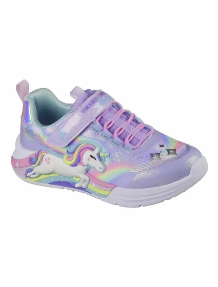 Skechers S Lights - Unicorn Chaser 302298L-LVMT Lavender/Multi detské
