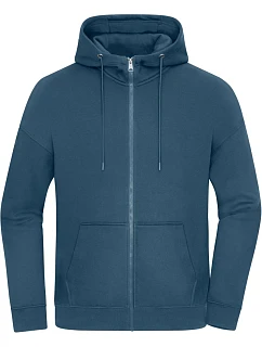 Daiber 8043 Ťažká unisexová mikina s kapucňou v oversize strihu 02.8043 dusty blue