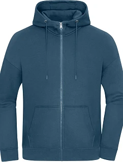 Daiber 8043 Ťažká unisexová mikina s kapucňou v oversize strihu 02.8043 dusty blue