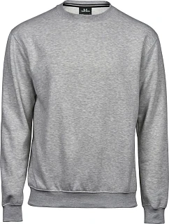 Tee Jays TJ 5429 Mikina z hrubej bavlny 18.5429 melírovaná sivá