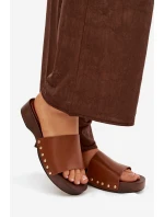 Dámské pantofle s přezkami Camel Terissa Dámské pantofle s přezkami Camel Terissa