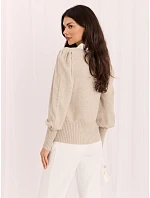 Sweter IR SW model 22401157 beżowy - FPrice Sweter IR SW model 22401157 beżowy - FPrice