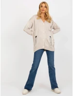 Dámsky kardigan LC SW 8042.04X béžová - FPrice