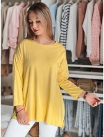 Dámska oversize maslová blúzka s príveskom COMFILA žltá FashionStreet RY2791 Dámska oversize maslová blúzka s príveskom COMFILA žltá FashionStreet RY2791