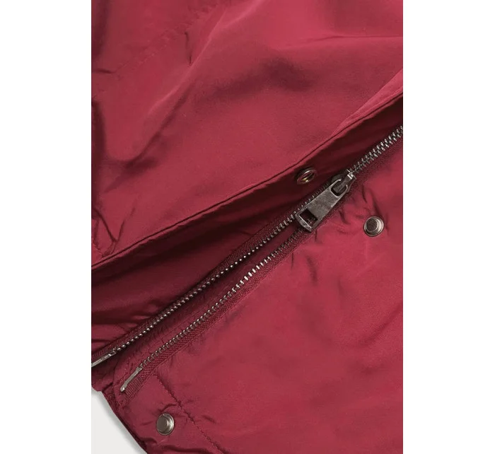 Červená dámska zimná bunda (m21309)