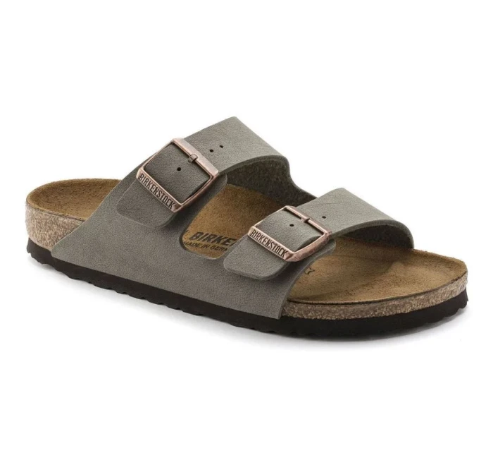 pánské žabky Arizona Stone regular wide grey model 20693648 - Birkenstock pánské žabky Arizona Stone regular wide grey model 20693648 - Birkenstock