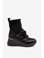 Dámské Botky Na Se Černé model 21638517 - Boto Dámské Botky Na Se Černé model 21638517 - Boto