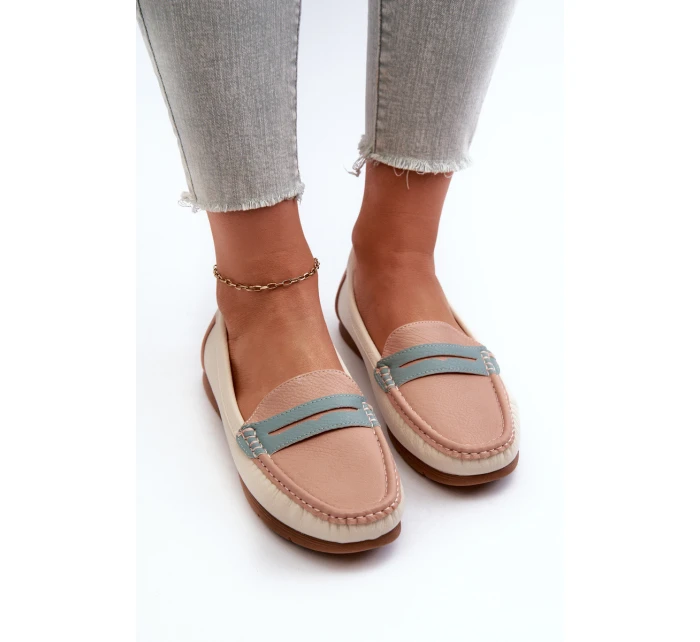 Mokasyny Damskie Z Eko Skóry Różowe Vikitara Mokasyny Damskie Z Eko Skóry Różowe Vikitara