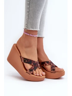 Dámské sandály na  High Fashion Slide Fem Hnědé model 21662666 - Ipanema