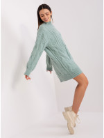 Sweter AT SW  mietowy model 18909377 - FPrice
