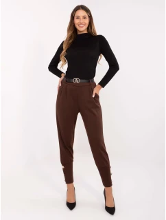 Nohavice IT SP 21679.03 tmavohnedé