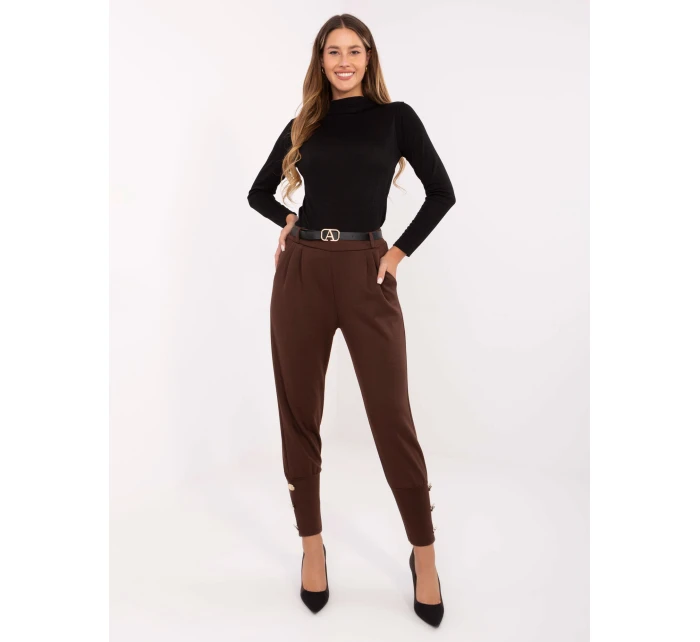 Nohavice IT SP 21679.03 tmavohnedé