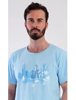 Pánské pyžamo šortky model 21293268 - Vienetta MAN Pánské pyžamo šortky model 21293268 - Vienetta MAN