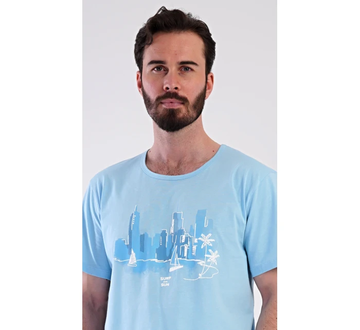 Pánské pyžamo šortky model 21293268 - Vienetta MAN Pánské pyžamo šortky model 21293268 - Vienetta MAN