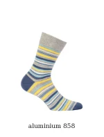 Pánske ponožky Wola Perfect Man vzorované W 94N03 Casual