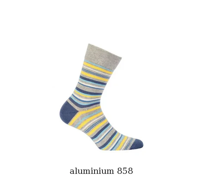 Pánske ponožky Wola Perfect Man vzorované W 94N03 Casual