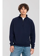 Fruit of the Loom Iconic Premium Zip Neck Sweat – ťažká mikina s 1/4 zipsom 16.2288 tmavomodrá Fruit of the Loom Iconic Premium Zip Neck Sweat – ťažká mikina s 1/4 zipsom 16.2288 tmavomodrá