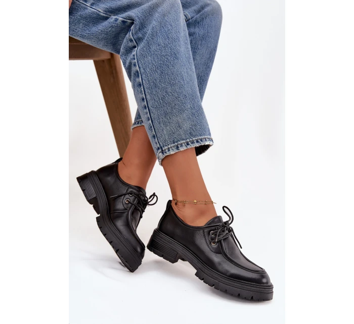 Dámské polobotky z eko kůže černé model 21747692 - Boto Dámské polobotky z eko kůže černé model 21747692 - Boto