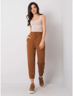 Tepláky 217 DR 25472.73 hnedá