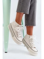 Dámské Tenisky na platformě Bílé Aineri Dámské Tenisky na platformě Bílé Aineri