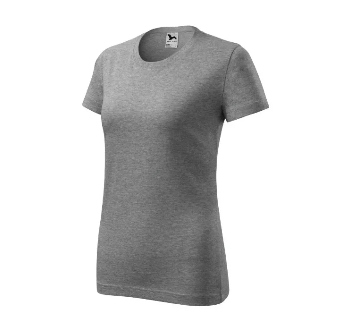 Classic New tričko dámské tmavě šedý melír Classic New tričko dámské tmavě šedý melír