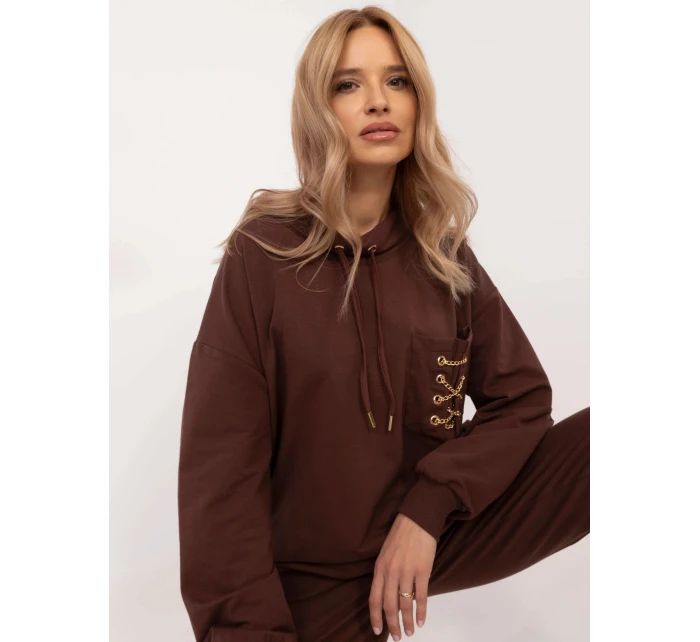 Dámská sada CLM KMPL model 21130004 hnědá - FPrice Dámská sada CLM KMPL model 21130004 hnědá - FPrice