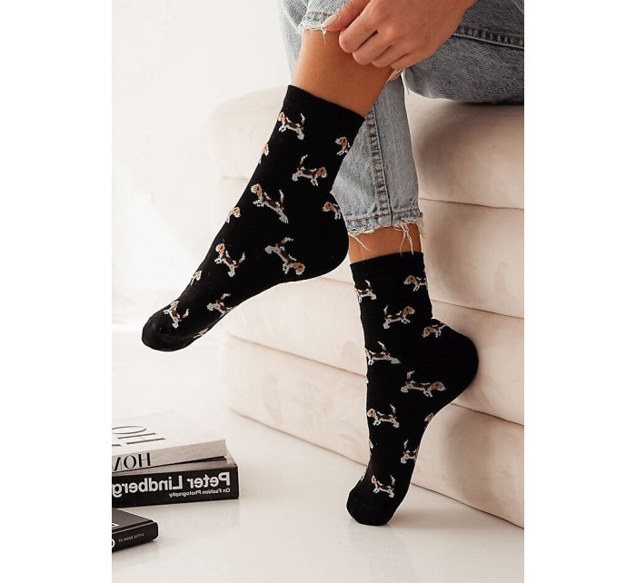 Dámské ponožky Milena 0200 Beagle 37-41