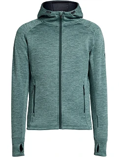 Hoodie Zip Men Pánská mikina s kapucí green model 22470592 - Tenson