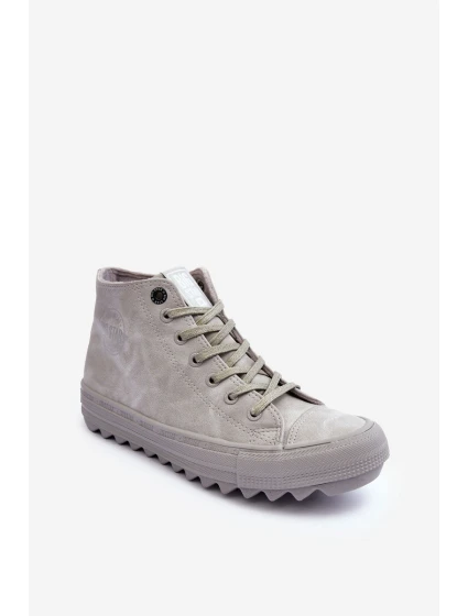 Dámské Tenisky Big Star Vysoké Zateplené Šedé model 21595615 - Big Star Shoes